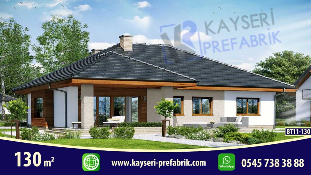 130 mt2 Butik Prefabrik Villa